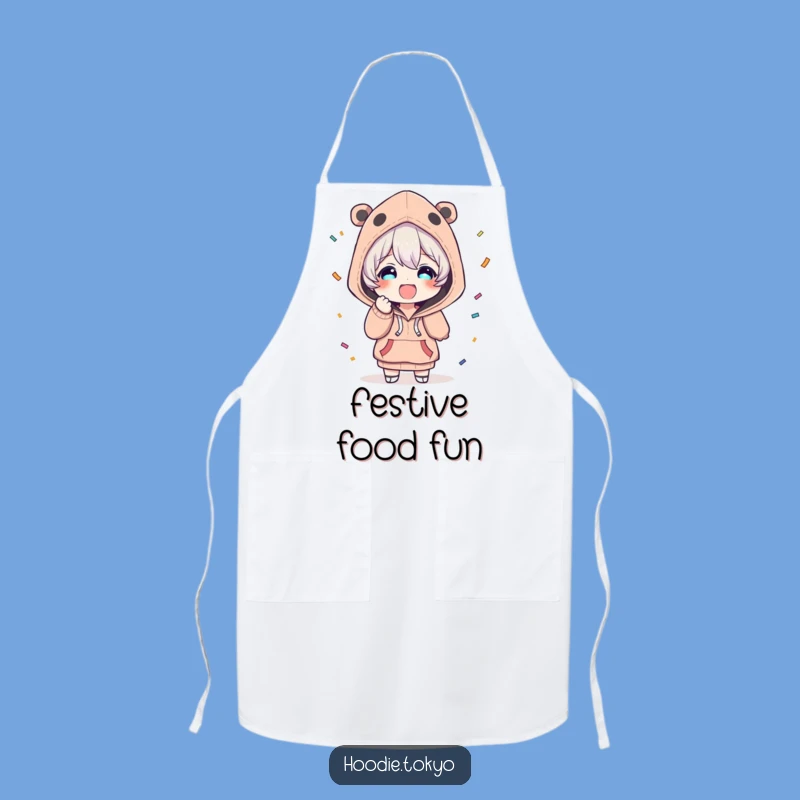 Funny Confetti Apron: Unique Hoodie Design, Kitchen Gift