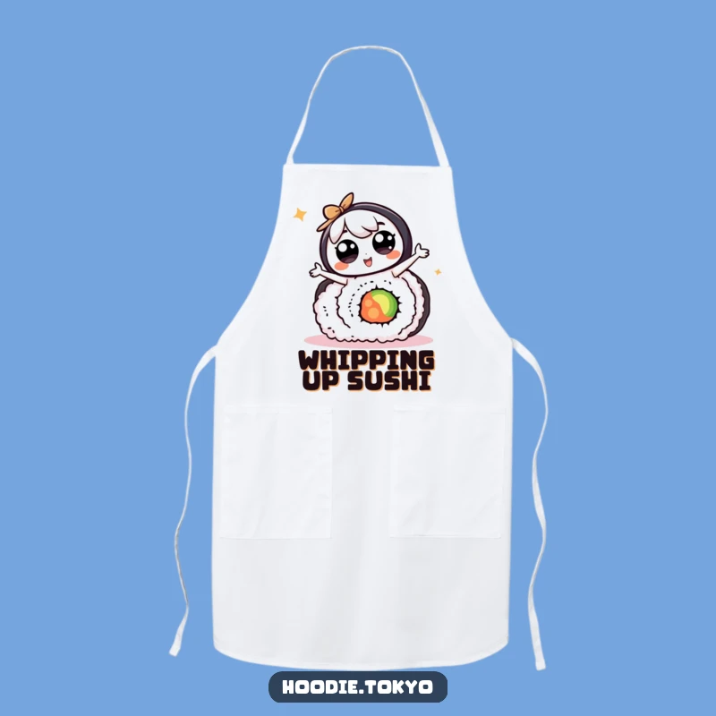 Funny Kawaii Sushi Dancer Apron A Hilarious Gift For Kitchen Fun