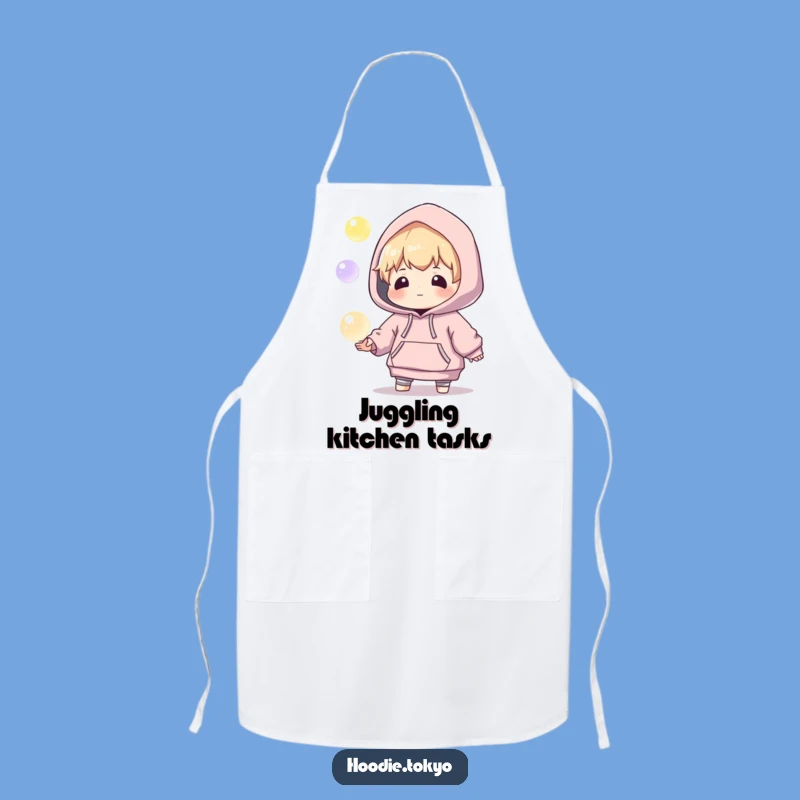 Funny Juggling Apron: Playful Character, Magical Kitchen Gift