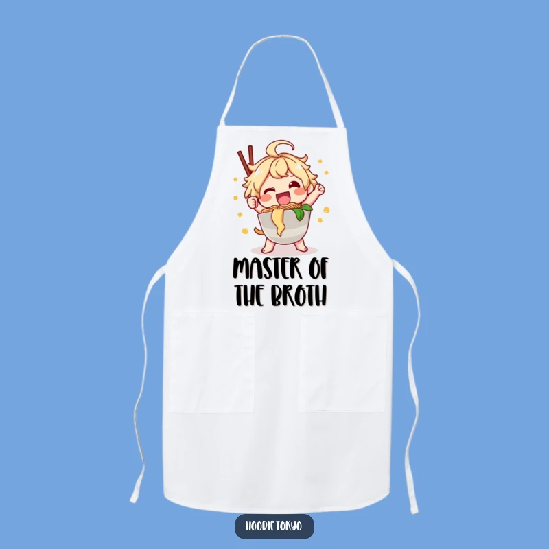 Funny Ramen Kawaii Apron: Happy Chef Noodle Cooking Gift