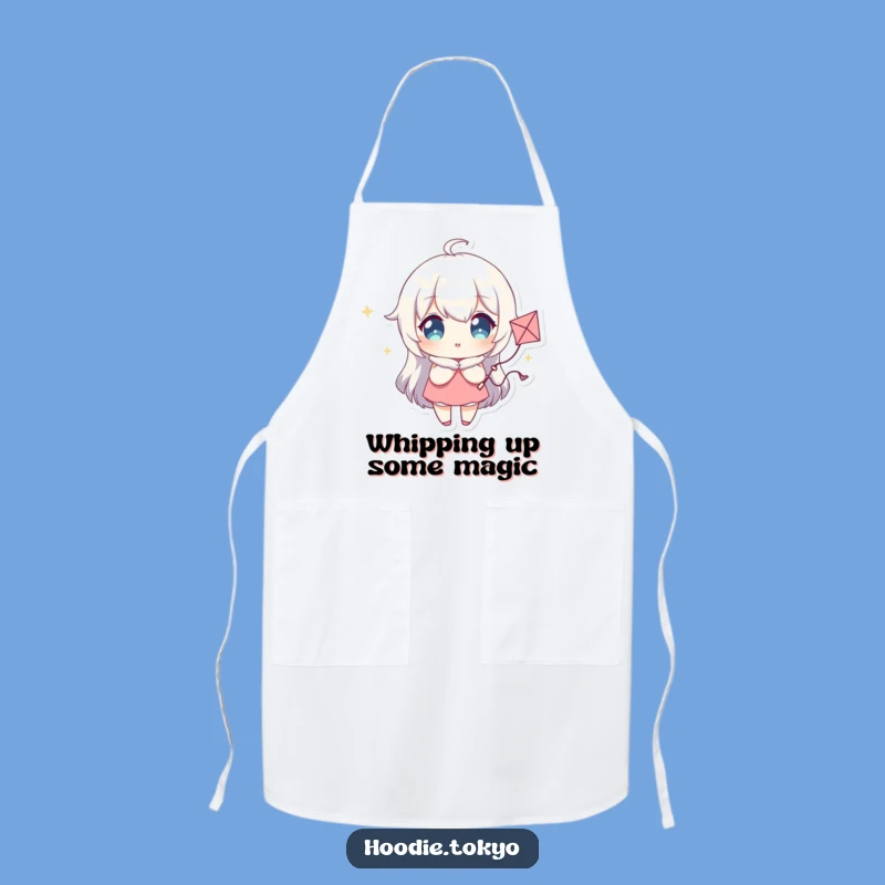 Whimsical Kitchen Funnies Funny Apron - Kite Flying Chef