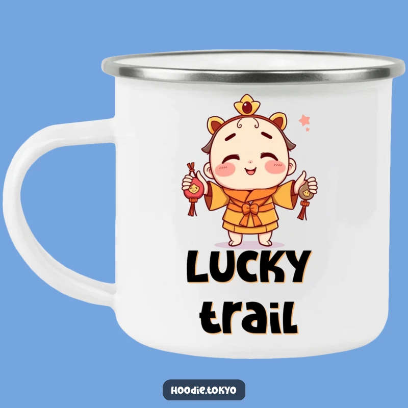 Funny Playful Juggler Camping Mug - Lucky Charms for Outdoor Fun