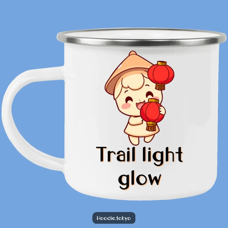 Festival Night Funny Camping Mug - Lantern Glow Adventure