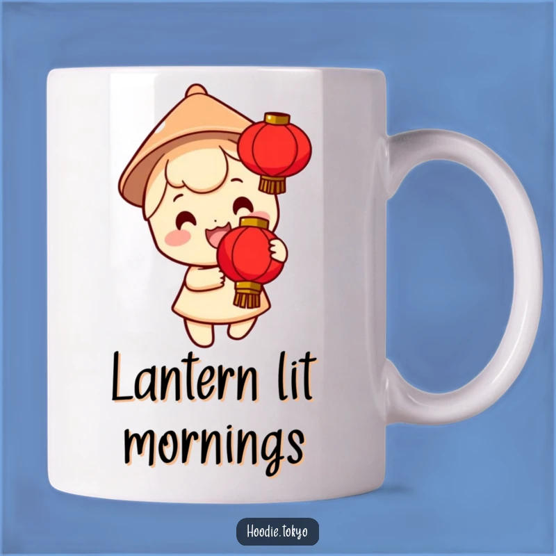 Joyful Lantern Carrier Funny Mug - Tiny Hat Festival Gift