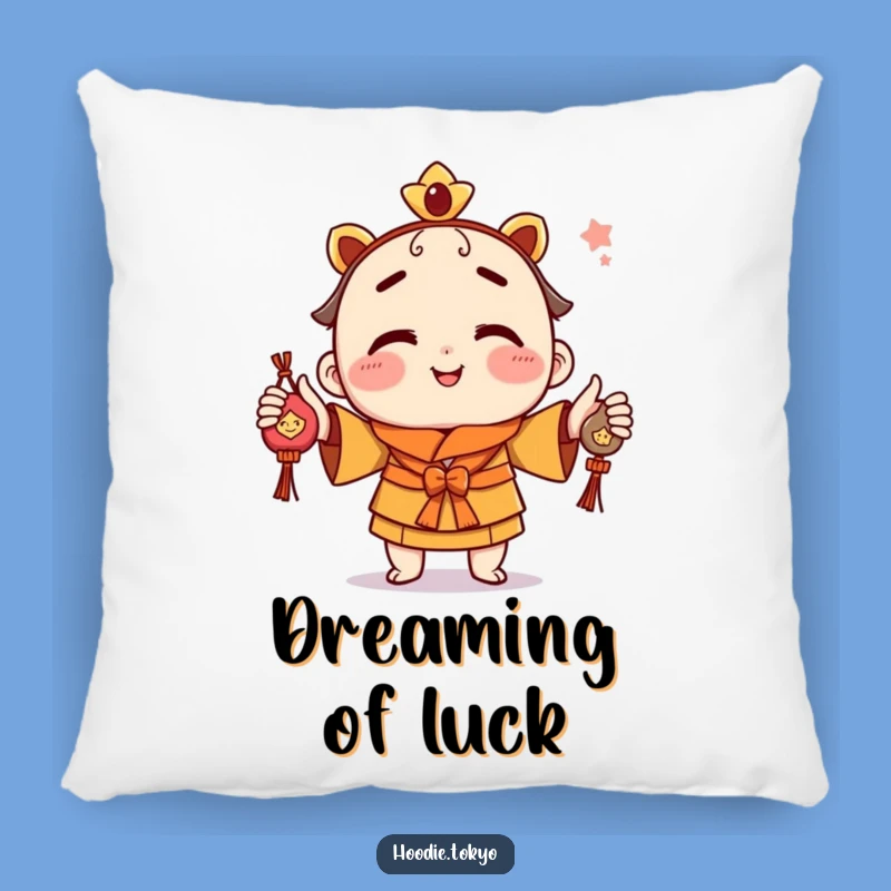 Funny Playful Juggler Pillow - Cozy Luck & Cheeky Charm