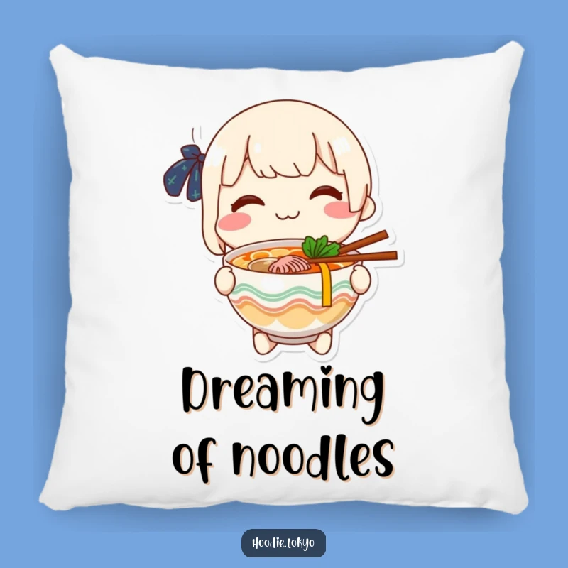 Funny Ramen Pillow: Cozy Comfort with Cheerful Character Sharing - Perfect Funny Gift