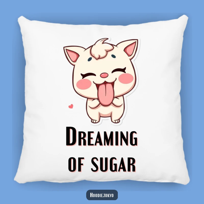 Funny Tongue Out Pillow: Cozy Mischievous Character Cushion, Playful Humorous Decor