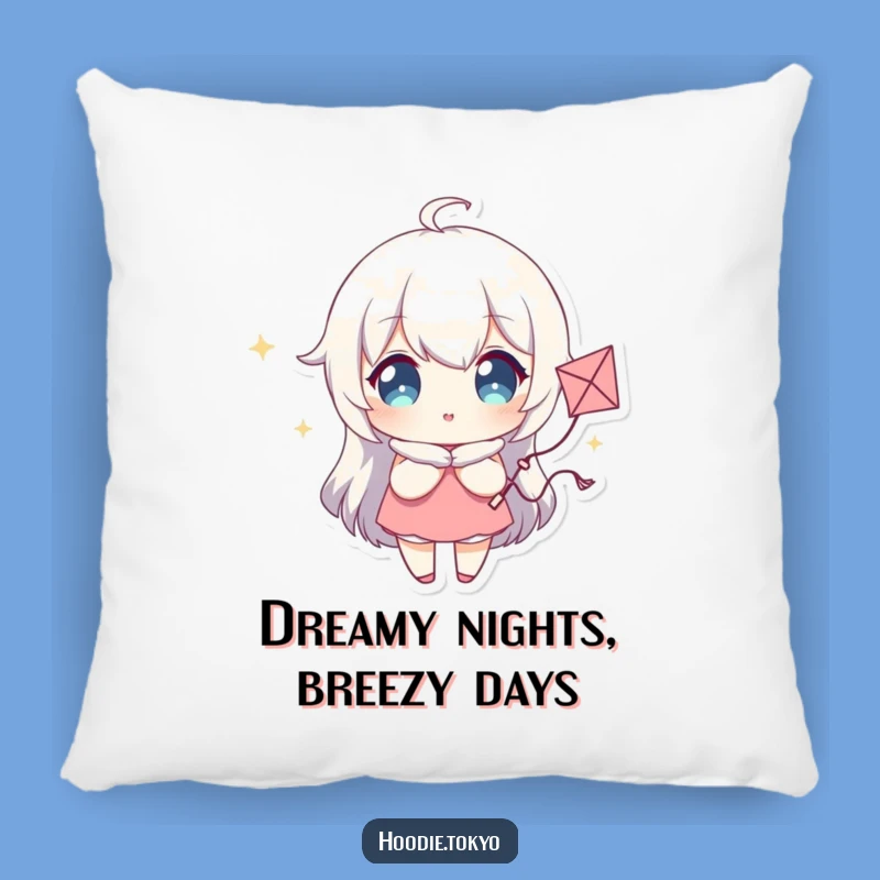 Sparkling Eyes Kite Funny Pillow - Cozy Whimsical Accent