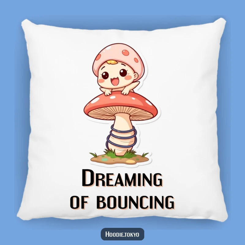 Funny Bouncing Mushroom Pillow - Cozy Joy, Adorable Funny Gift
