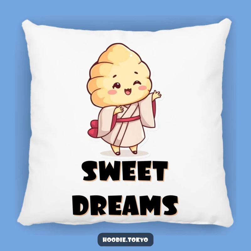 Funny Croissant Kimono Pillow - Cuddle with Cute, Twirling Comfort