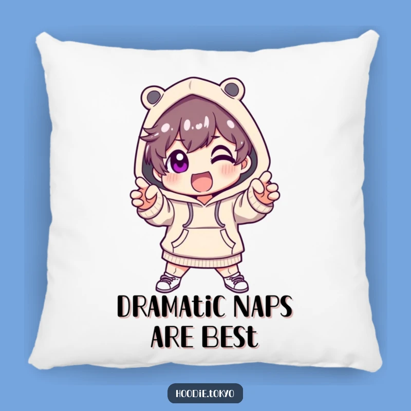 Funny Fashion Hoodie Character Pillow: Dramatic Comfort, Hilarious Accent