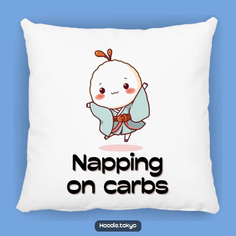 Funny Rice Ball Kimono Pillow - Cuddle with Cute, Hopping Comfort