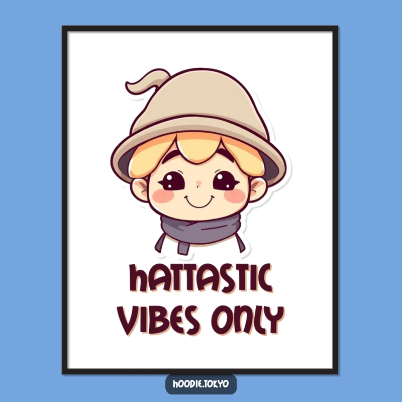 Hilarious Grin Funny Digital Print - Oversized Hat Art