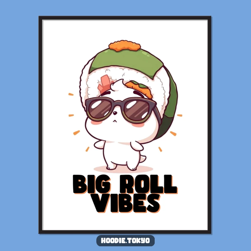 Sushi Shock Funny Digital Art - Instant Cool Surprise Download