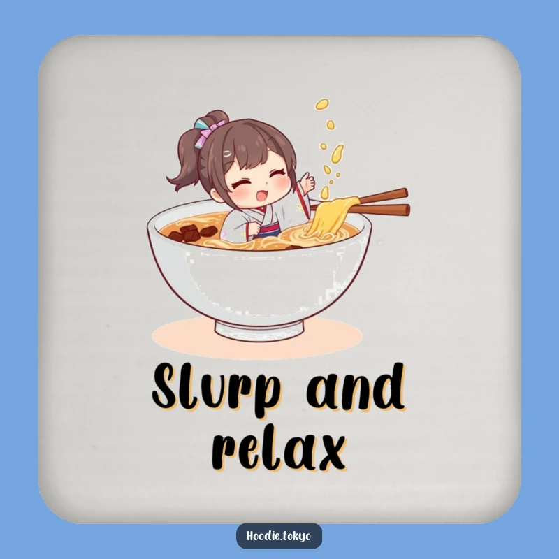 Funny Ramen Splash Kimono Coasters Hilarious Gifts For Table Protection