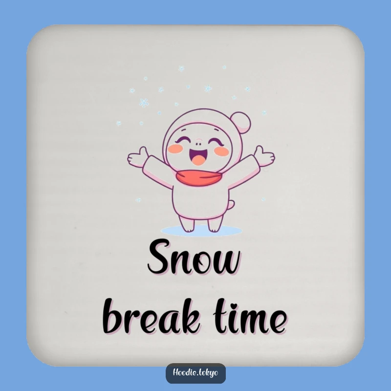 Funny Snow Catcher Coasters: Winter Drink Protection, Quirky Funny Gift