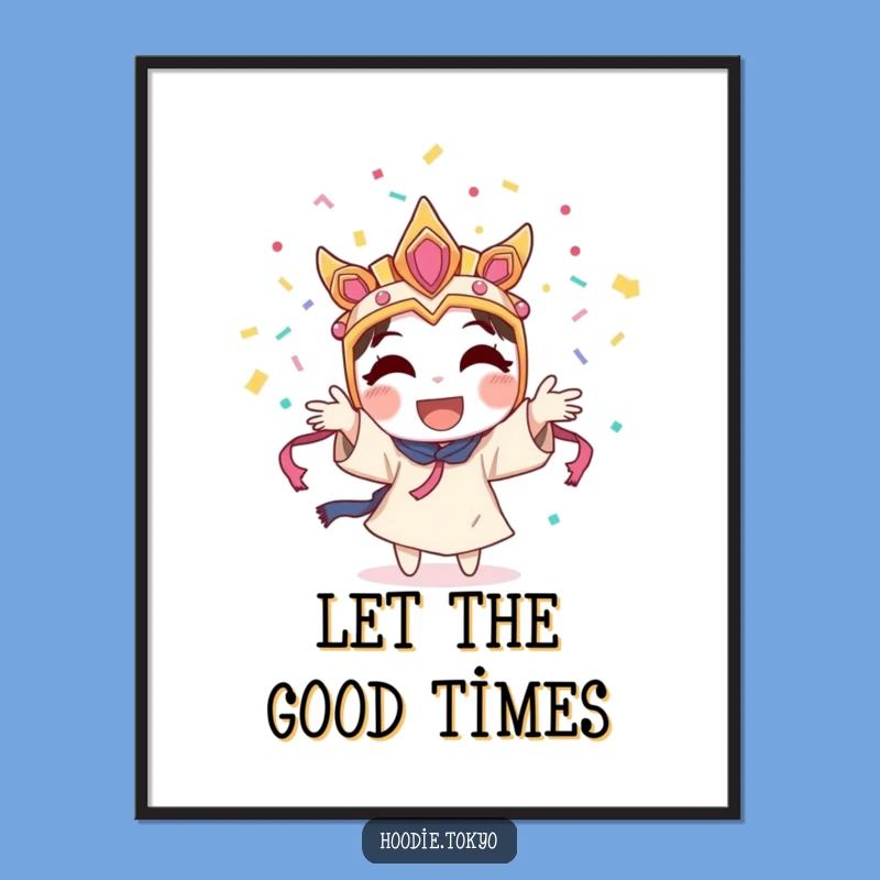 Funny Festival Mask Confetti Poster A Hilarious Gift For Party Walls