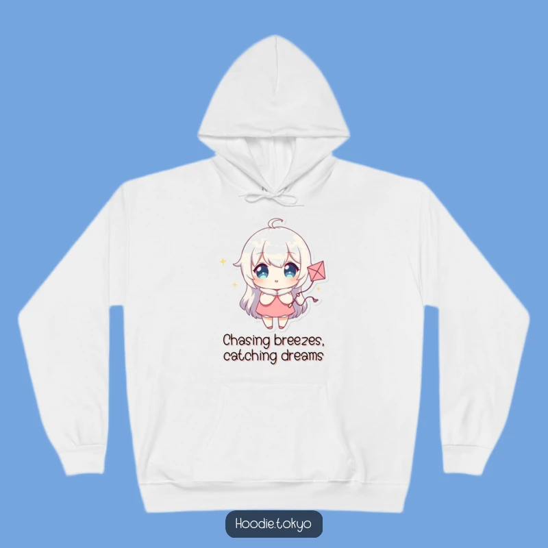 Cozy Whimsical Kite Funny Hoodie - Sparkling Eyes Adventure Gear