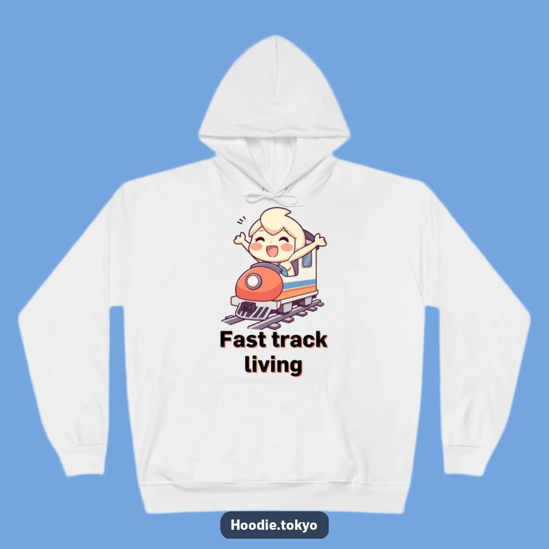 Funny Bullet Train Hoodie - Cozy Character, Perfect Warm Japanese Gift!