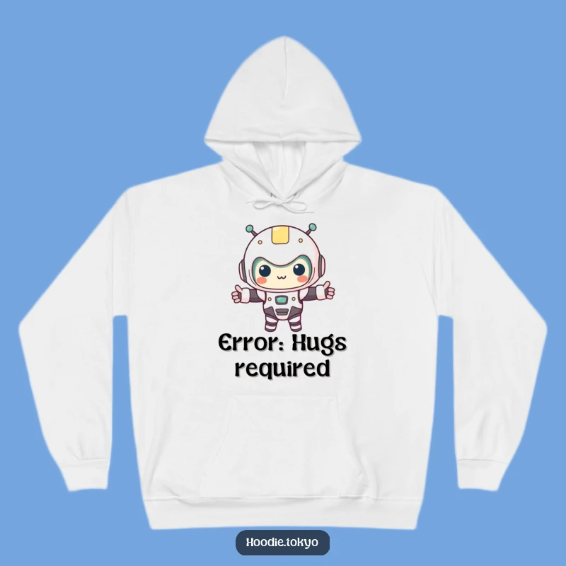 Funny Kawaii Robot Costume Hoodie - Stay Cozy with Sci-Fi Cuteness