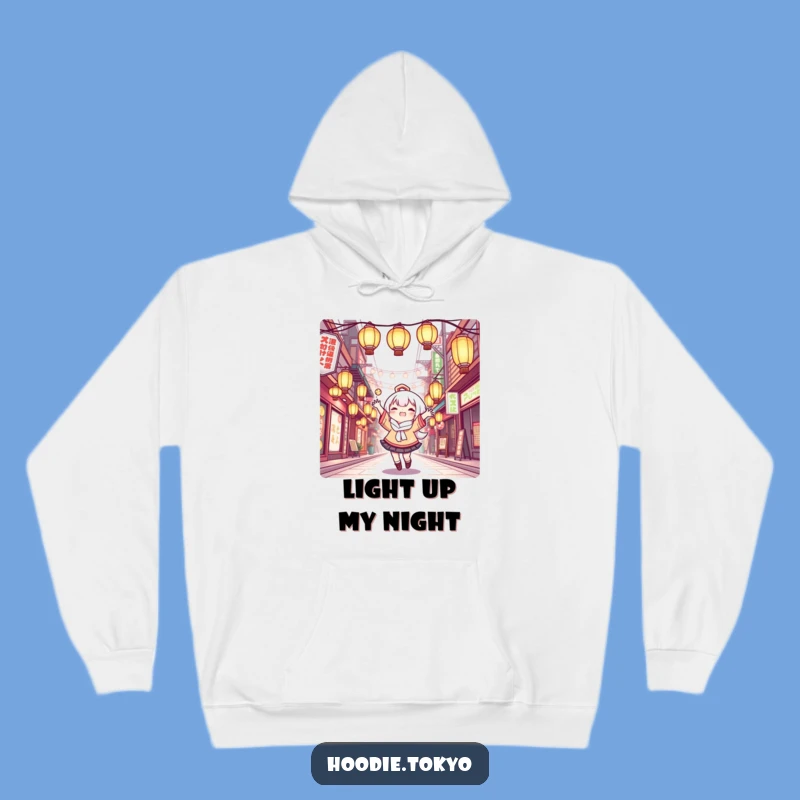 Funny Kawaii Tokyo Hoodie: Cozy Comfort with Juggling Lantern Fun!