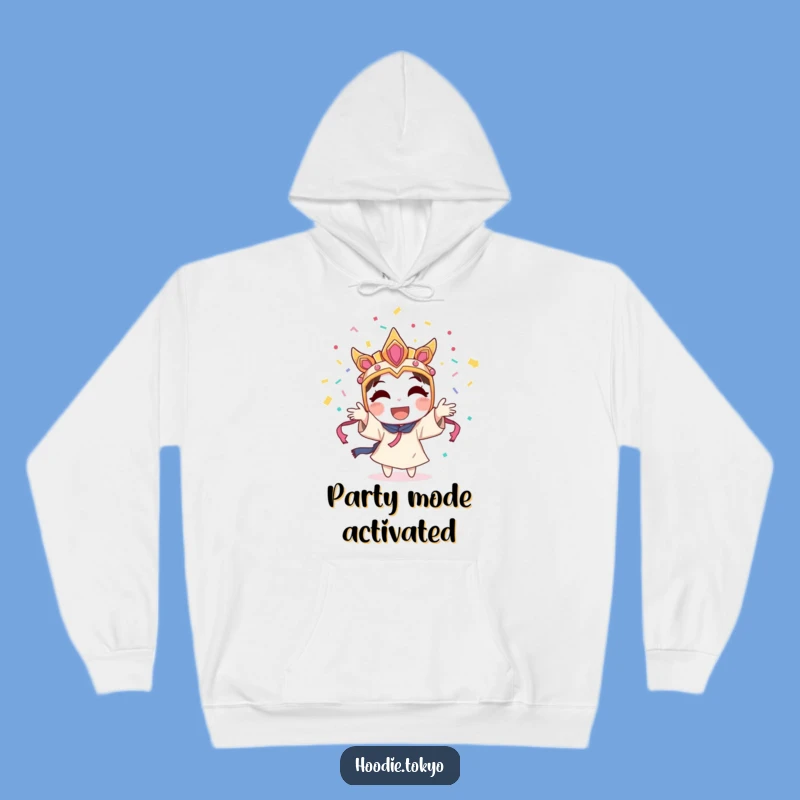 Cozy Funny Festival Mask Confetti Hoodie A Hilarious Gift For Comfort