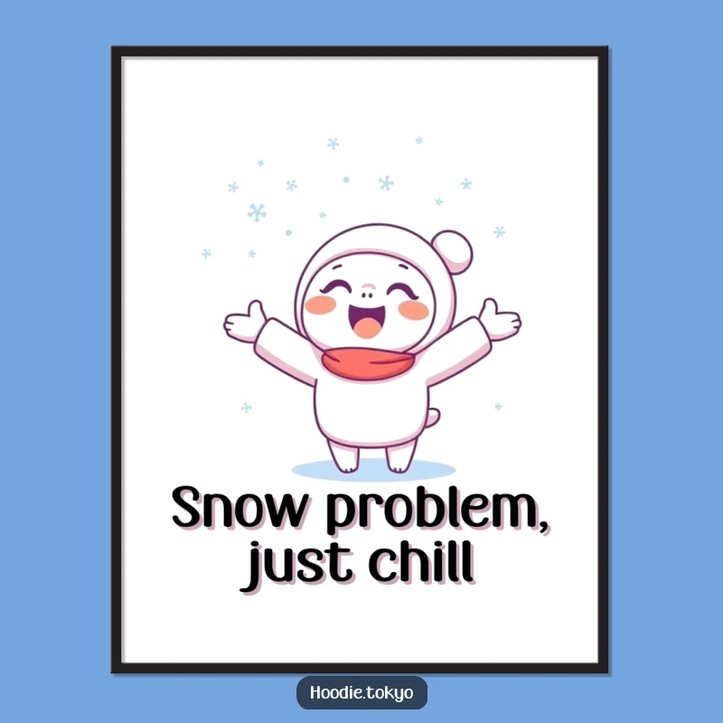 Free Printable Snowfall Art - Cozy Downloadable Winter Decor!