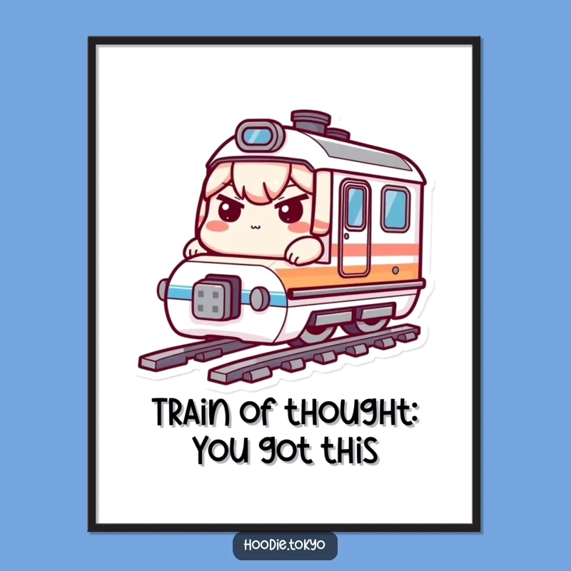 Free Printable Kawaii Bullet Train Art: Hilarious Downloadable Decor for Your Wall