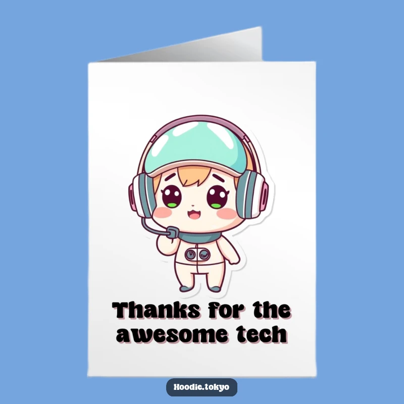 Free Printable Thank You Card: Surprised Future Gorilla - Tech Gratitude Download