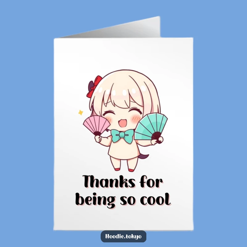 Thank You Free Printable Card: Bow Tie Fan, Grateful Downloadable Gift