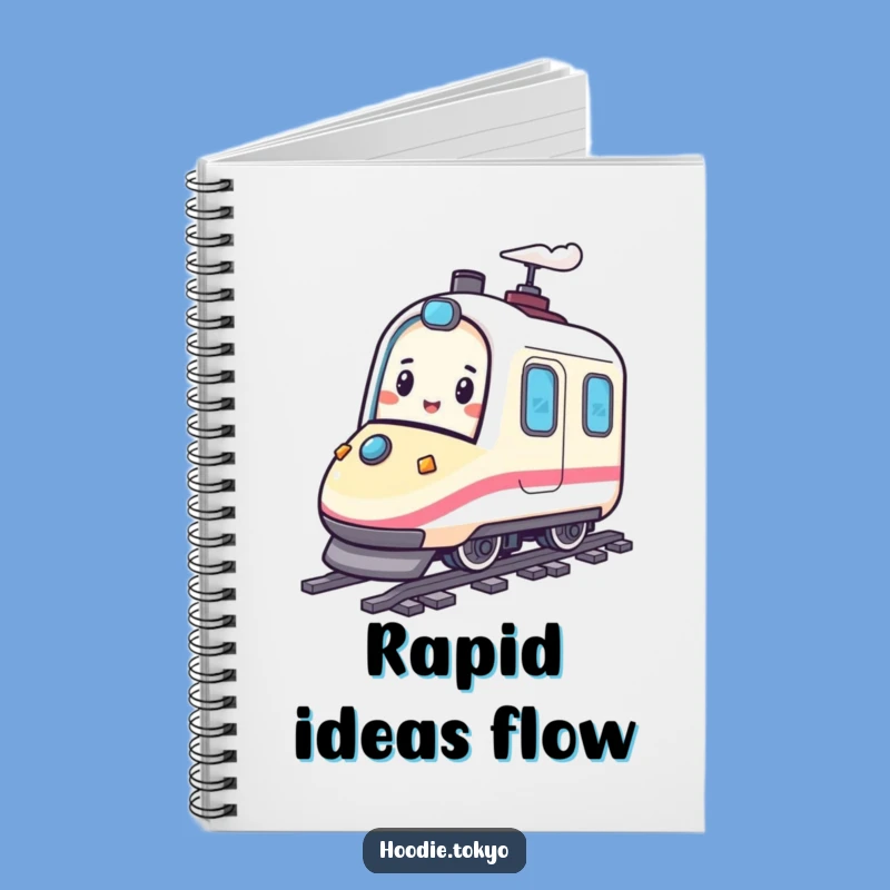 Bullet Train Ideas Funny Notebook - Playful Bounce Journal