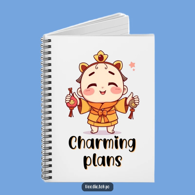 Funny Playful Juggler Notebook - Journal Your Lucky Thoughts