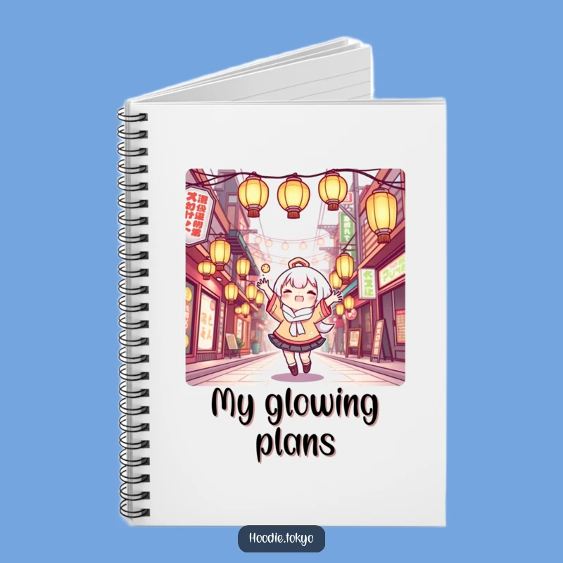 Funny Kawaii Tokyo Notebook: Juggling Joyful Thoughts!