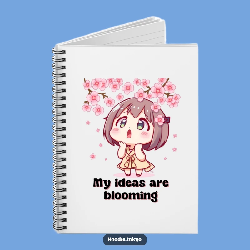 Funny Tokyo Blossom Notebook: Jot Down Thoughts with Surprised Character - Cherish Funny Gift