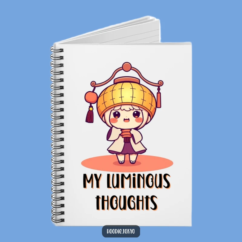 Funny Kawaii Lantern Notebook: Jot Down Bright Ideas, Perfect Festive Gift