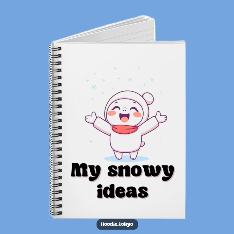 Funny Snow Catcher Notebook: Winter Character Journal, Perfect Funny Gift