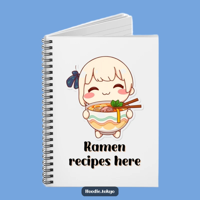 Funny Ramen Notebook: Jot Down Ideas with Cheerful Character - Perfect Funny Gift