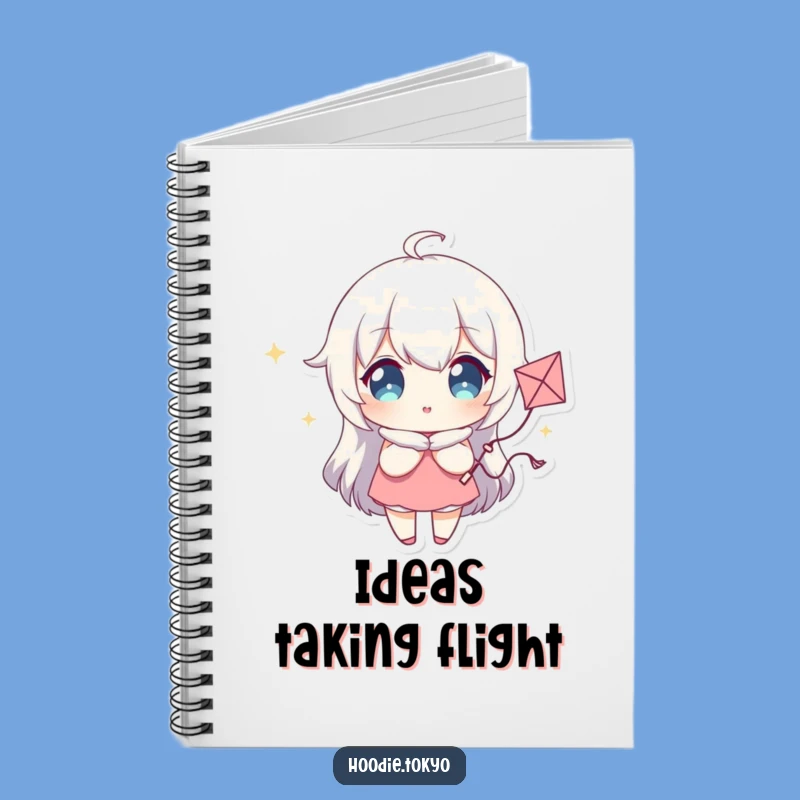 Sparkling Ideas Funny Notebook - Whimsical Kite Journal