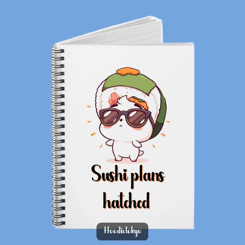 Sushi Fanatic Funny Notebook - Cool Ideas Journal