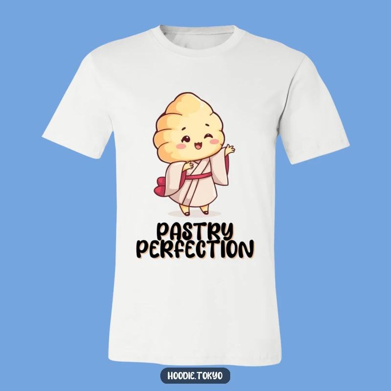 Funny Croissant Kimono Shirt - Spin into Style with Cute Charm