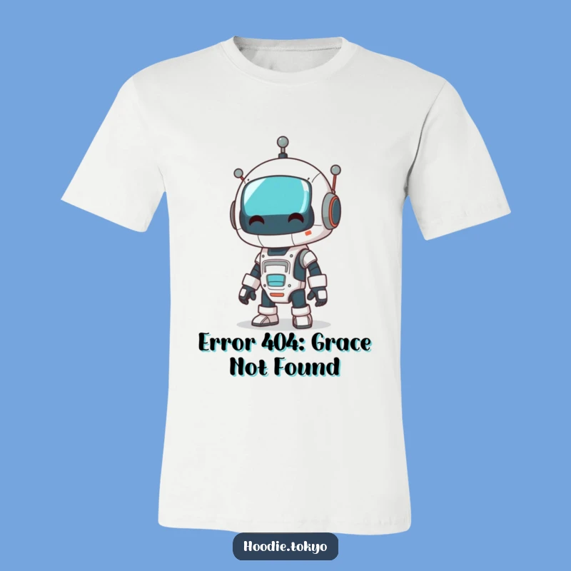 Funny Robot Wobble T-Shirt: Comical Mech Character Tee, Hilarious Gift
