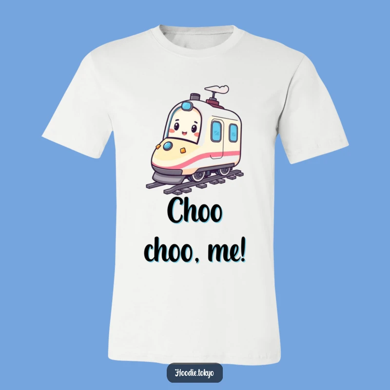 Mini Train Rider Funny T-Shirt - Playful Bounce Tee