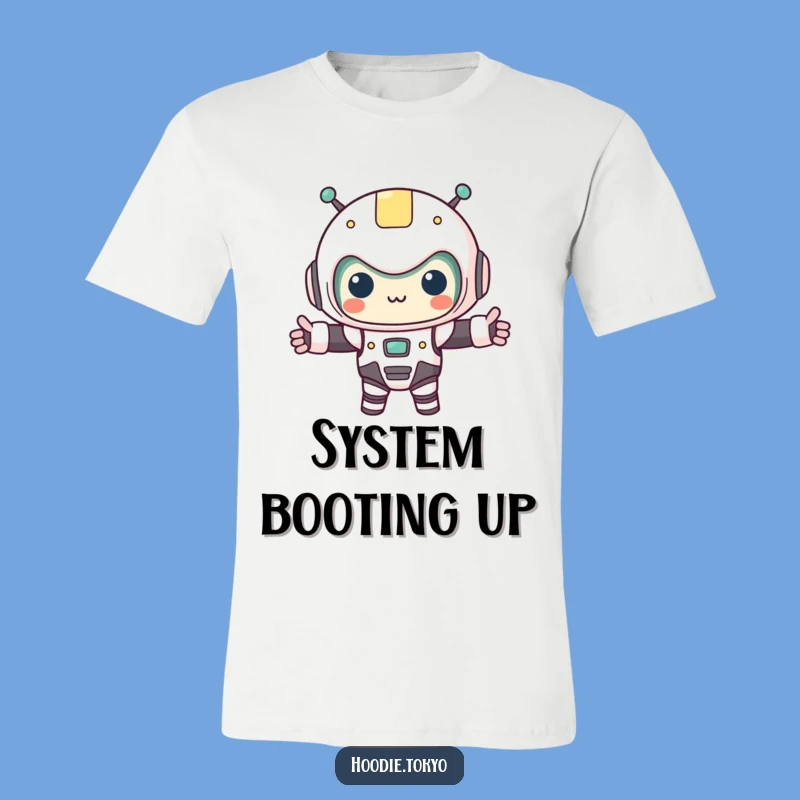 Funny Kawaii Robot Costume T-Shirt - Wearable Tech Humor and Cute Style
