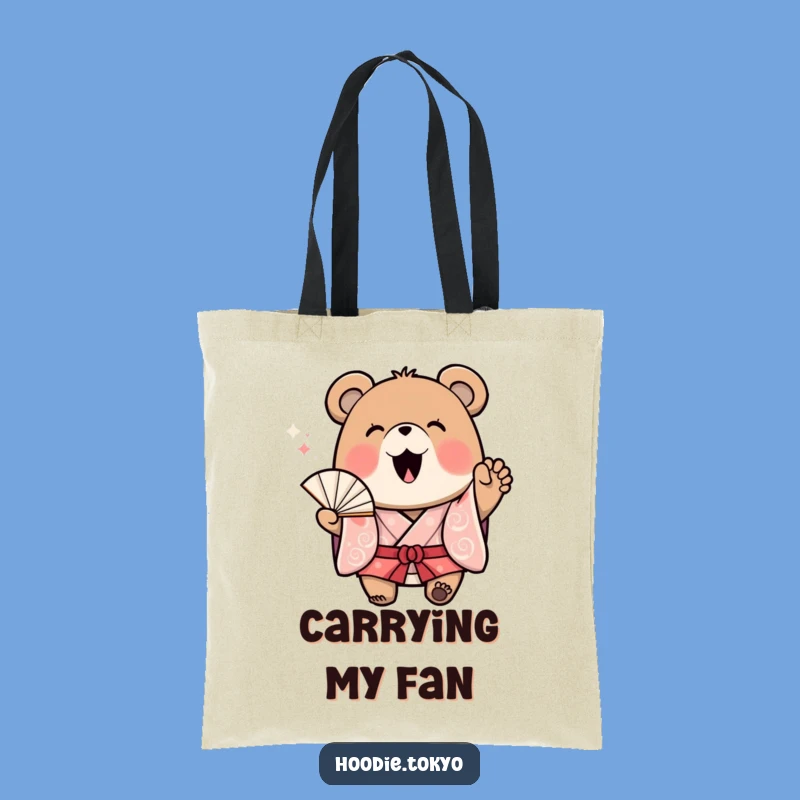 Funny Bear Kimono Tote Bag - Carry Excitement and Cheer Everywhere