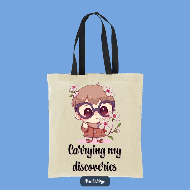 Funny Curious Tote Bag: Wondering Character Accessory for Everyday