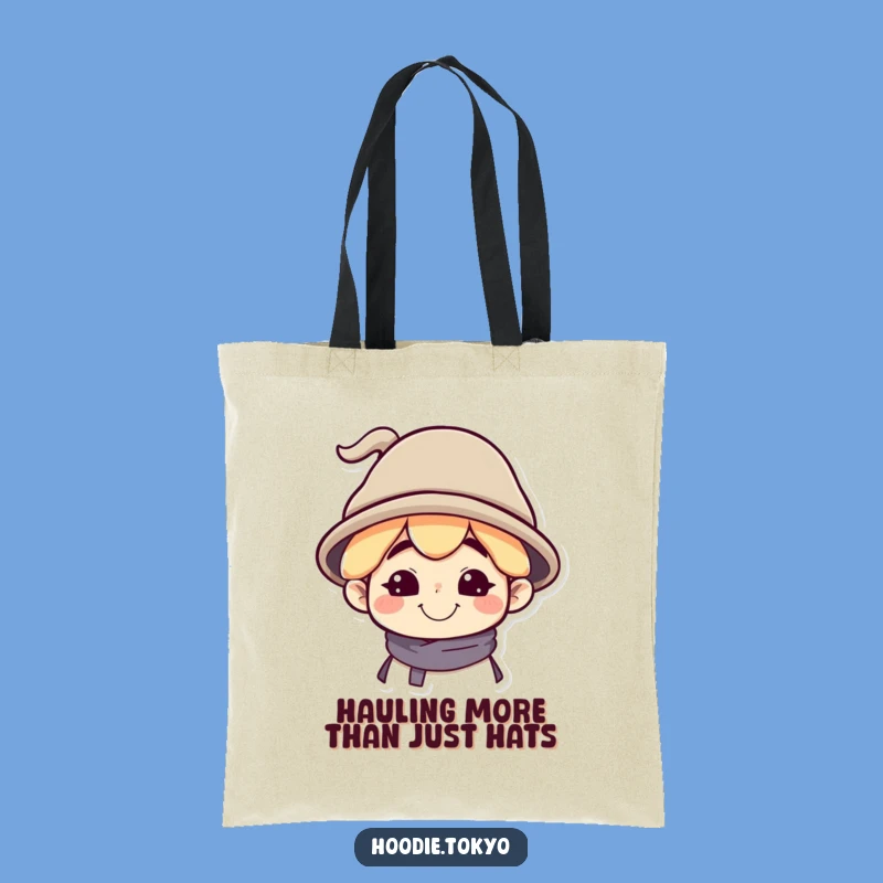 Silly Style Funny Tote Bag - Tilted Hat Companion